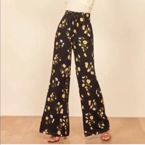 Reformation Starry Pant Floral Piazza Print - Picture 4 of 5